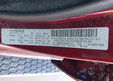 2020 Ram 1500 Big Horn 4X4 5'7 Box из США, поврежденный, VIN 1C6RRFFG9LN231255